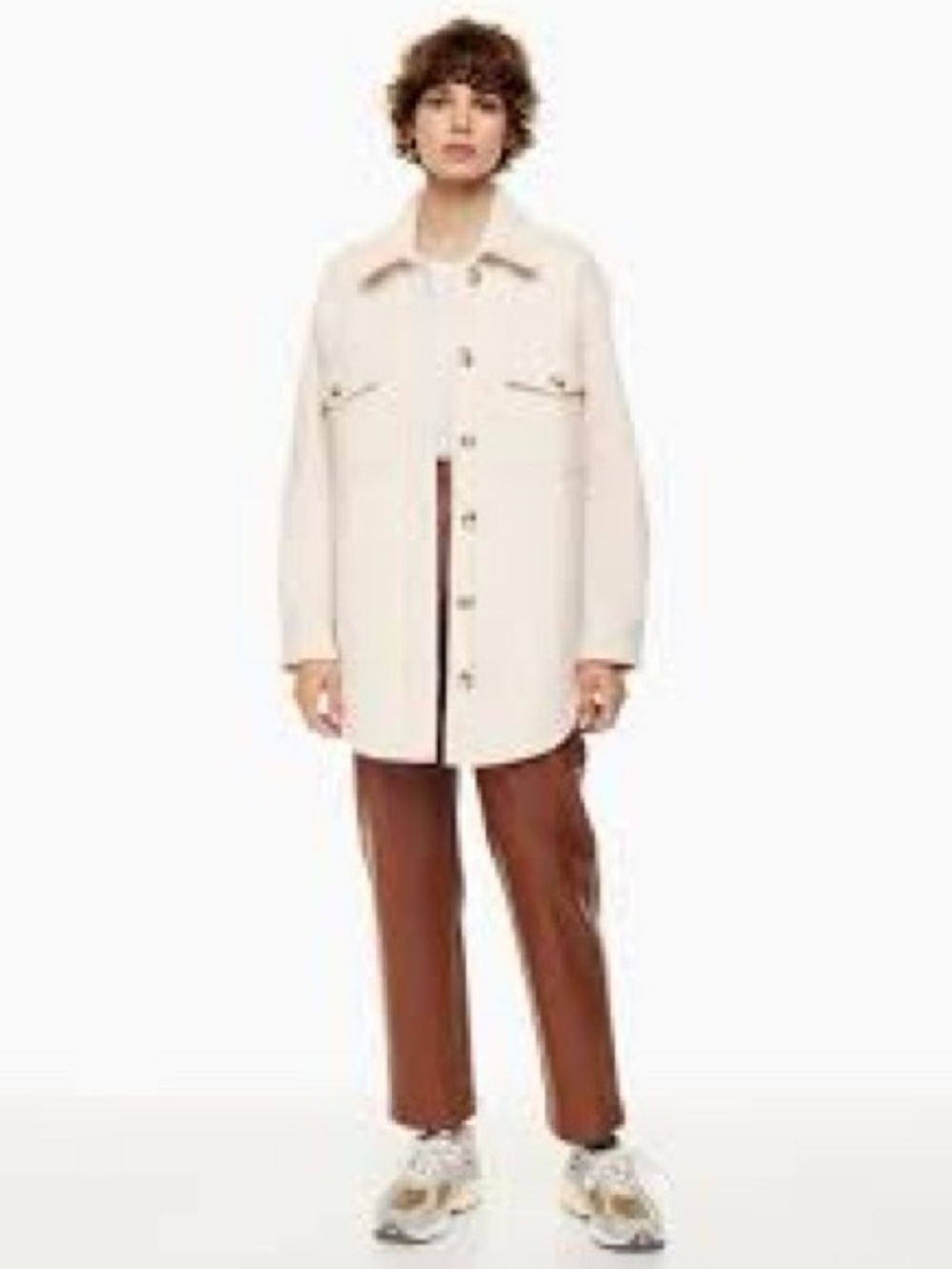 Wilfred Cream Utility Shacket Jacket - Picture 4 of 7